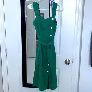 Maeve by Anthropologie Green Denim Dress (2)